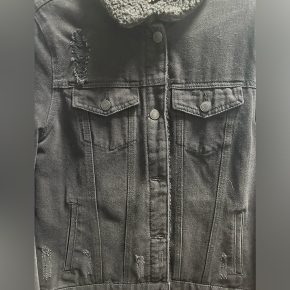 Distressed Denim Jacket - Picture 2 of 3